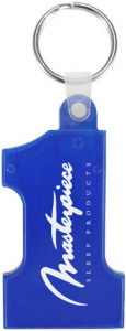 Promotional Key Chains: Number One Shaped Keychains